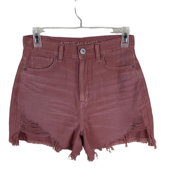 American Eagle 🦅 Highest Rise Mom Shorts Size 2 - Picture 3 of 13